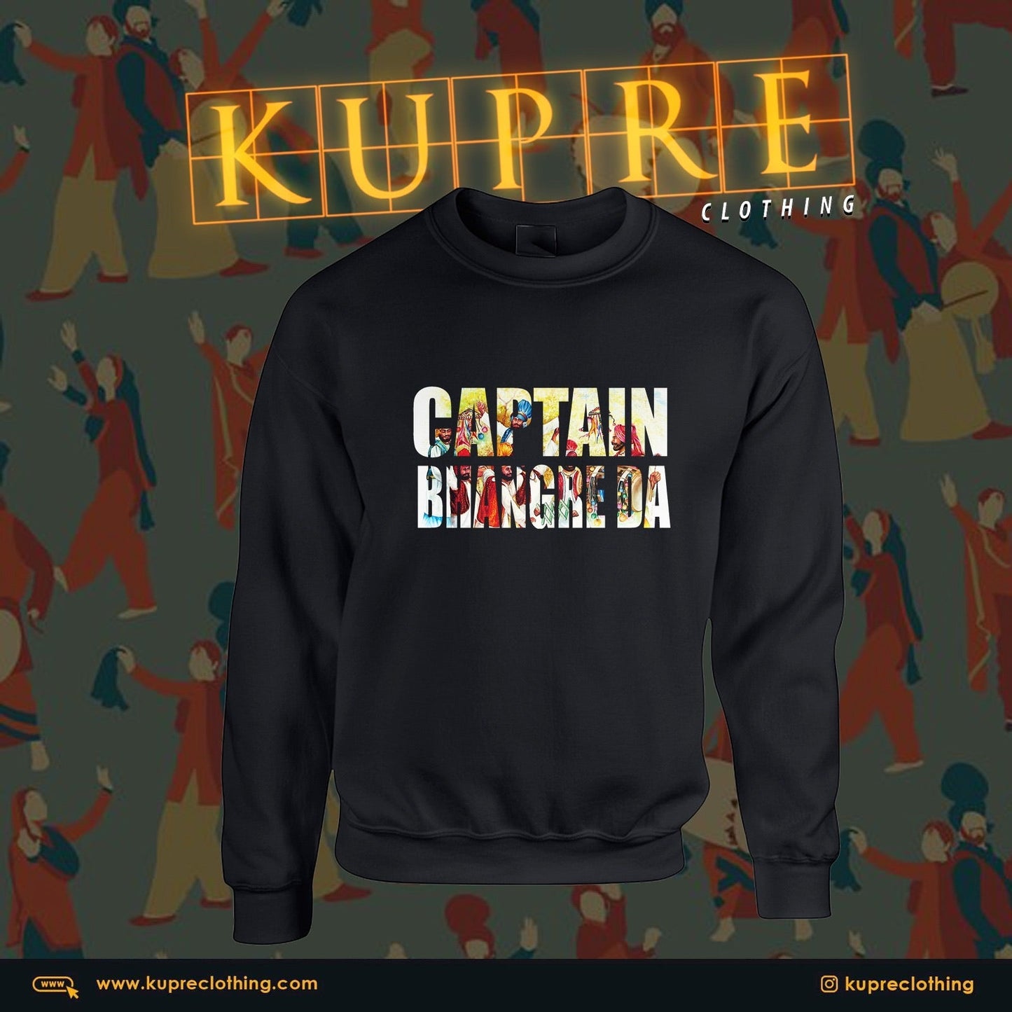 CAPTAIN BHANGRE DA SWEATSHIRT